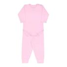 Conjunto De Body Thermo Dry Rosa Bebê - Dedeka