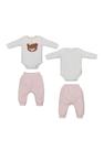 Conjunto de Body Urso Menina Upi Uli