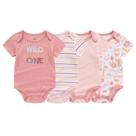 Conjunto De Bodysuit De Verão Para Bebê Menino E Menina, 4 Peças, 100% Algodão, Macacões Para