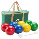 Conjunto de bolas de bocha Apudarmis 90 mm para exterior com estojo de transporte