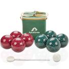 Conjunto de bolas de bocha Apudarmis Kit de 8 bolas de poliresina de 10,7 cm