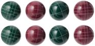 Conjunto de bolas de bocha, jogos de marca registrada com estojo de transporte e pallino