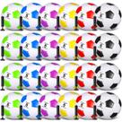 Conjunto de bolas de futebol Sotiff tamanho 5, colorido, 24 peças com bombas