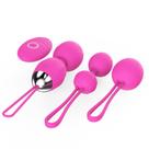 Conjunto de Bolas de Kegel e Massageador Pessoal em Silicone 3 Peças