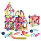 Conjunto de bolas e varetas magnéticas Cuplu Building Sticks Blocks Kids