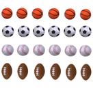 Conjunto de bolas esportivas de espuma SHXSTORE para crianças, mini futebol e basquete