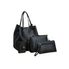 Conjunto de bolsa de material sintético 4 unidades