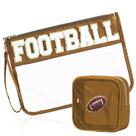Conjunto de bolsas de cosméticos BuyCard Football Makeup Bag, 2 unidades