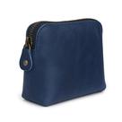 Conjunto de bolsas de cosméticos TheAntiq Blue Leather For Women Travel
