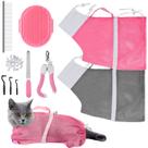 Conjunto de bolsas de lavar para gatos JULMELON com ferramentas de higiene, 10 unidades