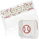Conjunto de bolsas de maquiagem BuyCard Baseball Theme, 2 peças para meninas