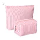 Conjunto de bolsas de maquiagem Huhumy Cute Cosmetic Pouch para mulheres (2 unidades)