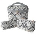 Conjunto de bolsas de maquiagem Richeart Cationic Jacquard Cosmetic Organizer Conjunto de bolsas de maquiagem Richeart Cationic Jacquard Cosmetic Organizer