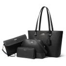 Conjunto de bolsas de material sintético Lovematch, 4 peças para mulheres