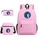 Conjunto de bolsas escolares Basketball Star Minnesota Timberwolves, 3 unidades
