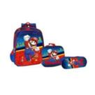 Conjunto De Bolsas Escolares Personagens Infantil Homem Aranha Completo Impermeável Alta Qualidade -