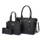 Conjunto de bolsas Montana West, carteira de couro para mulheres Conjunto de bolsas Montana West, carteira de couro para mulheres