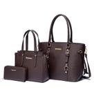 Conjunto de bolsas Montana West, carteira de couro para mulheres