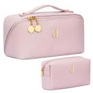 Conjunto de bolsas organizadoras de maquiagem CLOUDWINGS, presente de aniversário, rosa