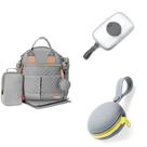 Conjunto de Bolsas para Fraldas Skip Hop Suite - com Estojo para Lenços Umedecidos e Porta-Chupeta Conjunto de Bolsas para Fraldas Skip Hop Suite - com Estojo para Lenços Umedecidos e Porta-Chupeta