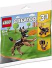 Conjunto de bolsas plásticas Toy LEGO Creator German Shepherd Dog 30578
