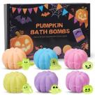 Conjunto de bombas de banho FAMILON Pumpkin com brinquedos brilhantes, 6 unidades