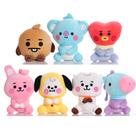 Conjunto de bonecas de pelúcia com tema KPops, 7 peças para fãs de 18 a 24 cm
