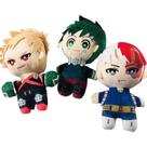 Conjunto de bonecas de pelúcia My Heros Academys 20 cm e 3 peças