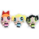 Conjunto de bonecas de pelúcia Powerpuff Girls 10 cm e 3 peças