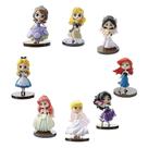 Conjunto de bonecas infantis Princess Sopia Snow White 8 peças com base