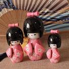 Conjunto de bonecas japonesas, quimono, para decoração de casa e presente