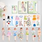 Conjunto de bonecas Magnetic Princess Dress Up Paper para meninas de 3 a 12 anos