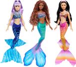Conjunto de Bonecas Mattel Disney - Ariel e Irmãs - 3 Bonecas Modernas