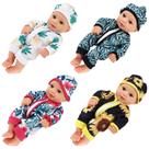 Conjunto de bonecas ONEST Reborn Baby Doll de 10 polegadas com 4 roupas de 30 cm