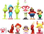 Conjunto de bonecos Bath Playset Whoville Miser com Cindy Lou Who, Max