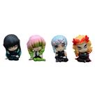 Conjunto de bonecos colecionáveis Demon Slayer Sleepy Sitting x4