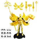Conjunto de bonecos de ação Dummy13 Titan e Robo Figures Golden Conjunto de bonecos de ação Dummy13 Titan e Robo Figures Golden