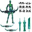 Conjunto de bonecos de ação Dummy13 Titan e Robo Figures