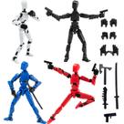 Conjunto de bonecos de ação Gmajdar Titan T13 Lucky Dummy Nova N13