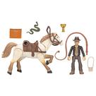 Conjunto de bonecos de ação Hasbro Indiana Jones Worlds of Adventure