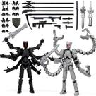Conjunto de bonecos de ação KAMOVNY T13 2PCS. Montagem concluída Conjunto de bonecos de ação KAMOVNY T13 2PCS. Montagem concluída