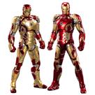Conjunto de bonecos de ação LonullyMege Ironman de 7 polegadas, pacote com 2