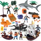 Conjunto de bonecos de ação LOVE LIFE Pirate 50PCS Adventure