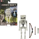 Conjunto de bonecos de ação Mattel Minecraft Skeleton de 10 cm com acessórios