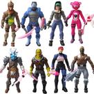 Conjunto de bonecos de ação para videogame Battle Royale, 8 unidades com armas