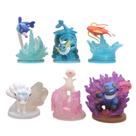Conjunto de bonecos de ação Pokémon Gyarados Vaporeon Froakie x6