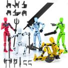 Conjunto de bonecos de ação Qoopower T13 Titan 13 Robot, pacote com 5
