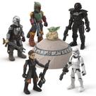 Conjunto de bonecos de ação STAR WARS Mission Fleet Mandalorian