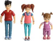 Conjunto de bonecos de ação Sweet Li'l Family Dollhouse de Beverly Hills