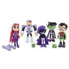 Conjunto de bonecos de ação Tianrui Teen Titans Go Robin Cyborg Beast